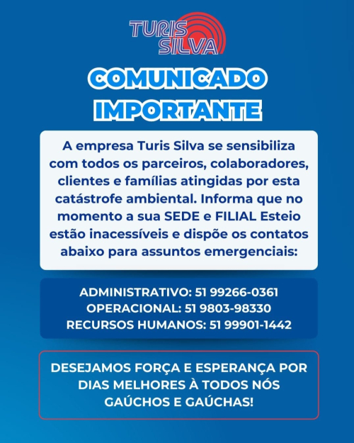 Comunicado Turis Silva